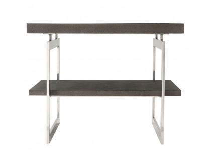 Theodore Alexander Landry Side Table - Tempest/Nickel