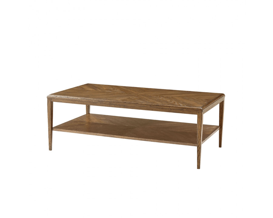 Theodore Alexander Nova Rectangular Cocktail Table - Dawn