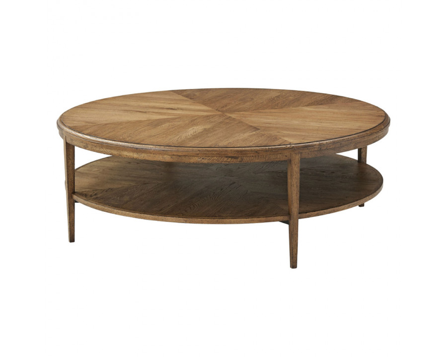 Theodore Alexander Nova Round Cocktail Table - Dawn