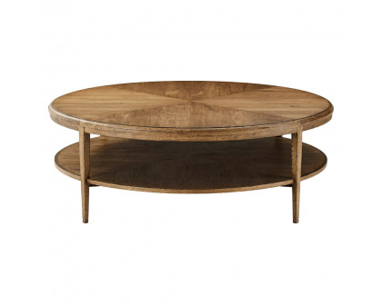 Theodore Alexander Nova Round Cocktail Table - Dawn