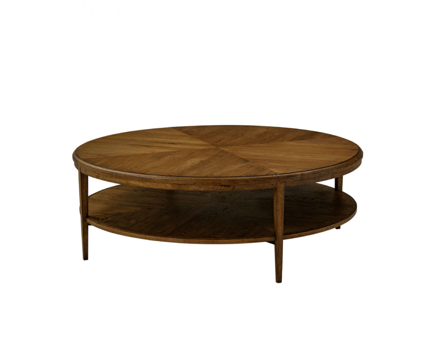 Theodore Alexander Nova Round Cocktail Table - Dusk