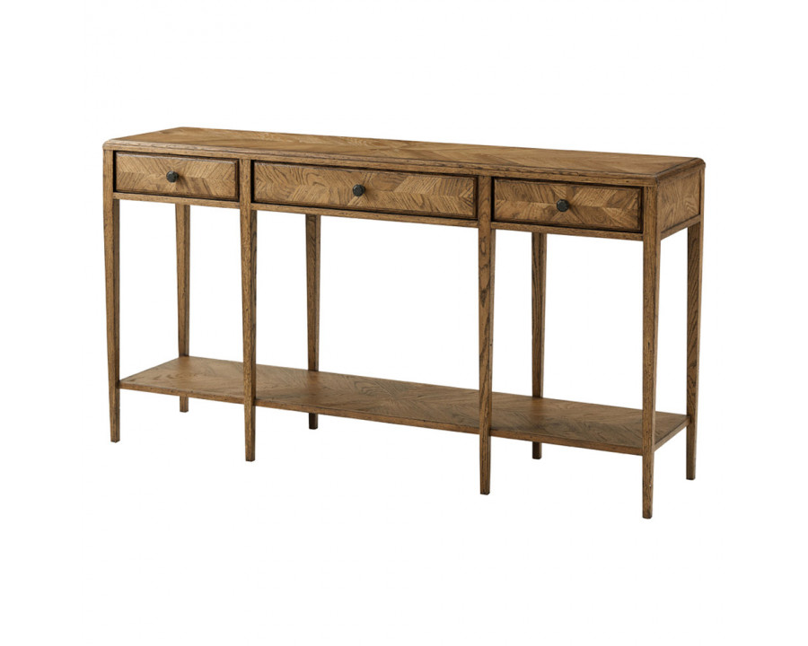 Theodore Alexander Nova 2-Tier/3-Drawer Console Table - Dawn