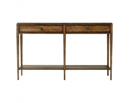 Theodore Alexander Nova 2-Tier/2-Drawer Console Table - Dusk