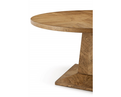 Theodore Alexander Nova Pedestal Dining Table - Dawn