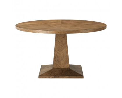 Theodore Alexander Nova Pedestal Dining Table - Dawn