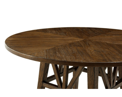 Theodore Alexander Nova Round Dining Table - Dusk