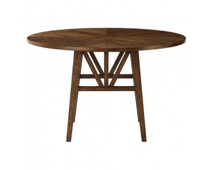 Theodore Alexander Nova Round Dining Table - Dusk