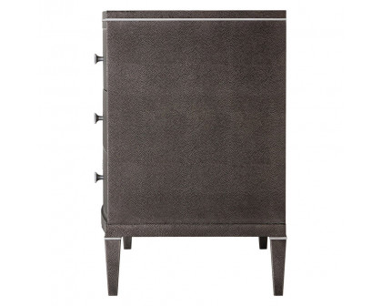 Theodore Alexander Adeline Nightstand - Tempest/Nickel