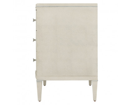 Theodore Alexander Adeline Nightstand - Overcast/Nickel