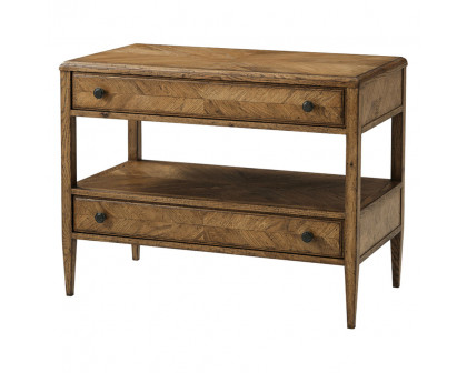 Theodore Alexander - Nova 2-Tier/2-Drawer Nightstand