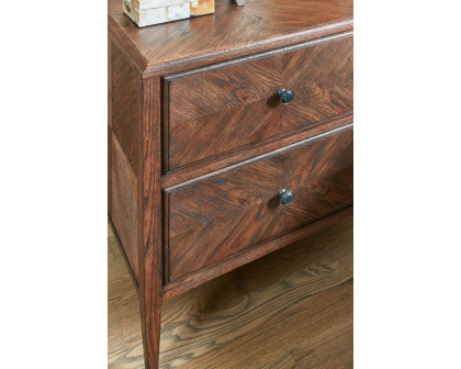 Theodore Alexander Nova 2-Drawer Nightstand - Dawn