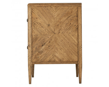 Theodore Alexander Nova 2-Drawer Nightstand - Dawn