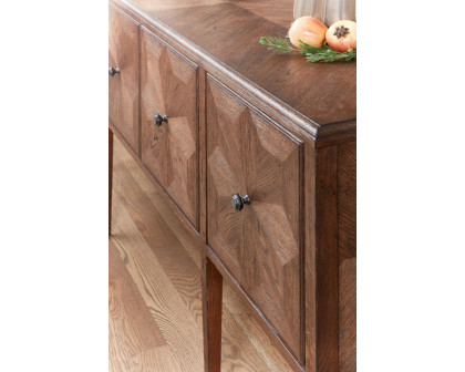 Theodore Alexander Nova 4-Door Rectangular Credenza - Dusk