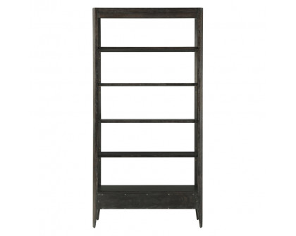 Theodore Alexander Driscoll Shelving Etagere - Rowan, Tempest/Brass