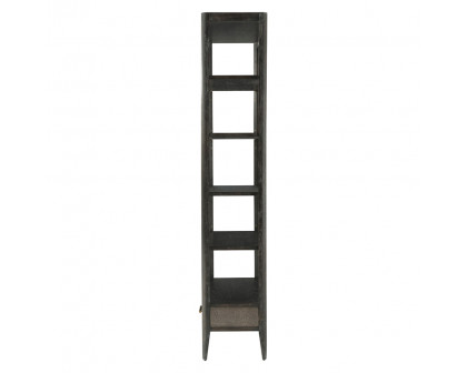 Theodore Alexander Driscoll Shelving Etagere - Rowan, Tempest/Brass