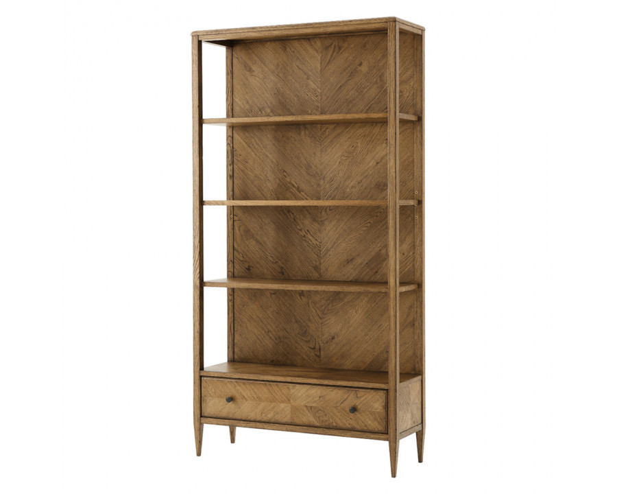 Theodore Alexander Nova Open Bookcase - Dawn