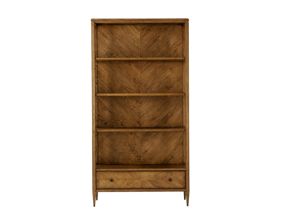 Theodore Alexander Nova Open Bookcase - Dusk