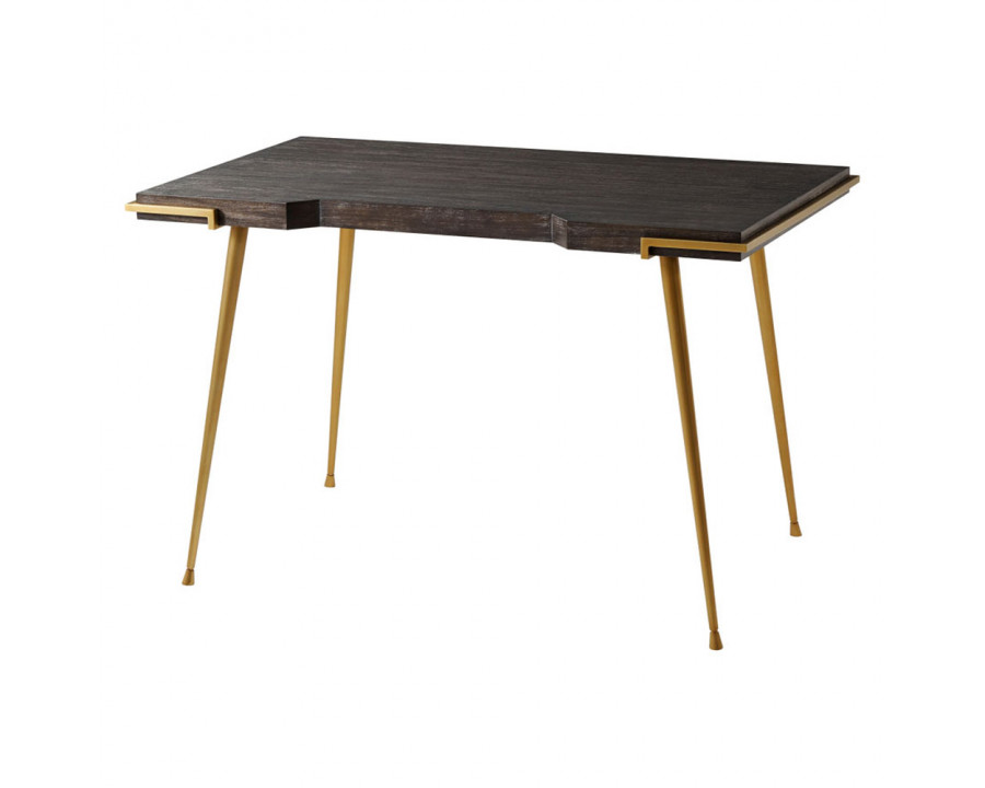 Theodore Alexander Cosmopolitian Writing Table - Rowan/Brass