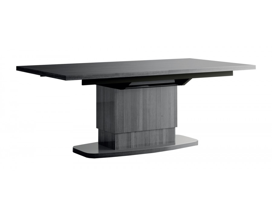 Tomasella - Vulcano Rectangular Dining Table with 1 Extention in Gray Oak, Wood