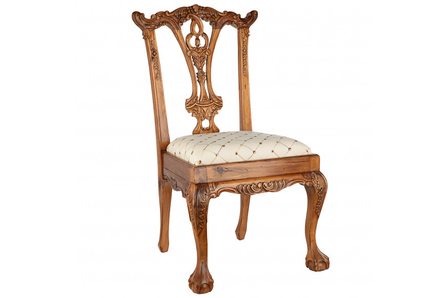 Toscano™ English Chippendale Side Chair - Mahogany