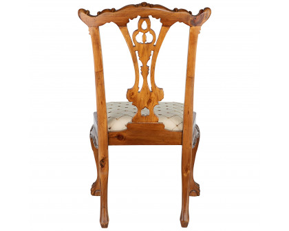 Toscano™ English Chippendale Side Chair - Mahogany