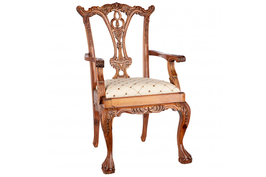 Toscano™ English Chippendale Armchair - Mahogany