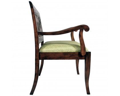 Toscano - The Wren Bench in Cherry, Mahogany