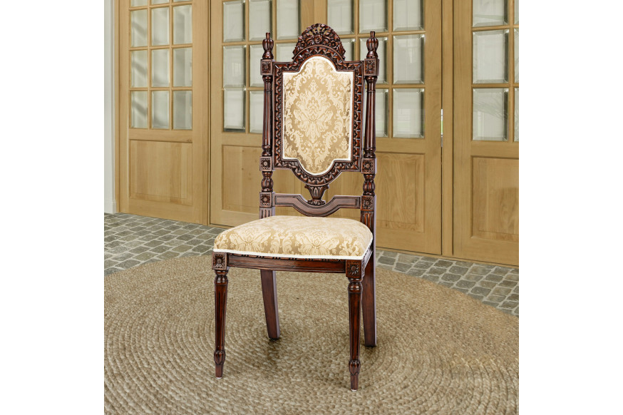 Toscano™ Salon des Rosiers Side Chair - Mahogany