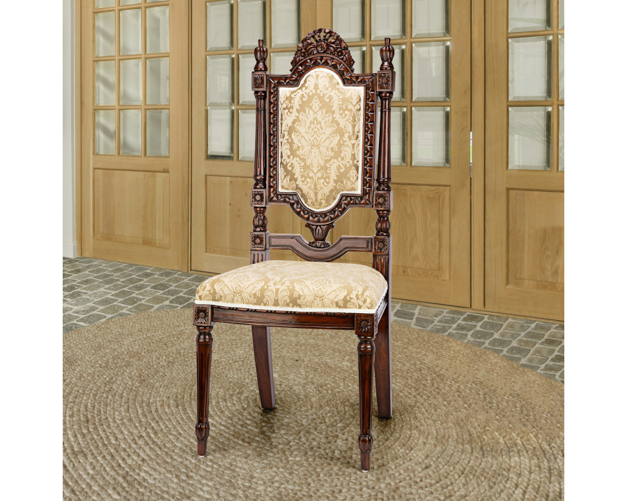 Toscano - Salon des Rosiers Side Chair in Mahogany