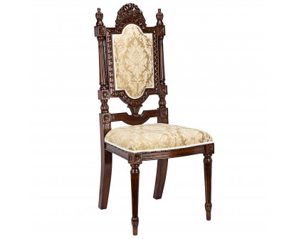 Toscano™ Salon des Rosiers Side Chair - Mahogany