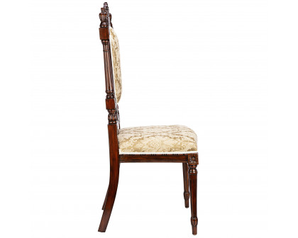 Toscano™ Salon des Rosiers Side Chair - Mahogany