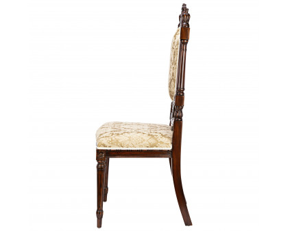 Toscano™ Salon des Rosiers Side Chair - Mahogany