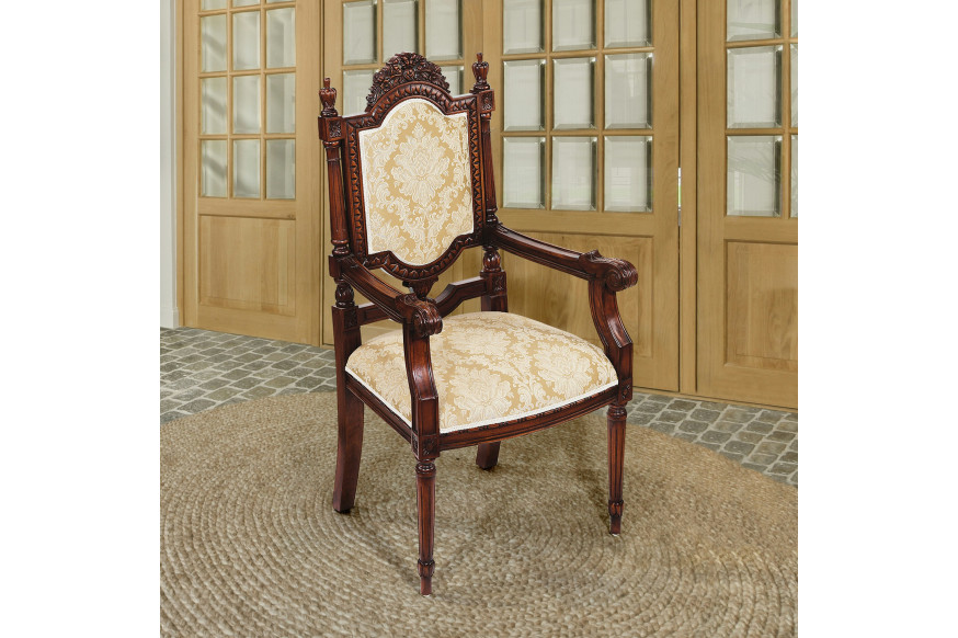 Toscano™ Salon des Rosiers Armchair - Mahogany