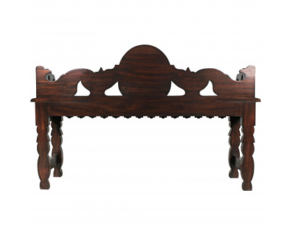 Toscano - Lord Fitzsimmons Greenman Window Seat in Cherry, Mahogany