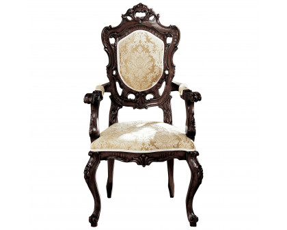 Toscano™ Toulon French Rococo Armchair - Mahogany