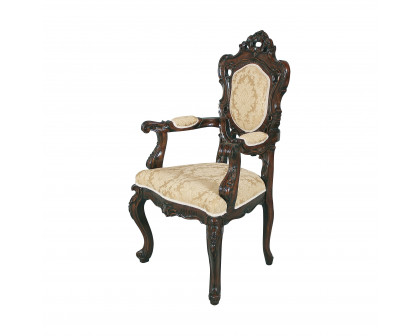 Toscano™ Toulon French Rococo Armchair - Mahogany