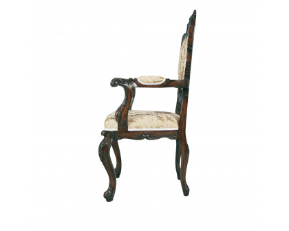 Toscano™ Toulon French Rococo Armchair - Mahogany