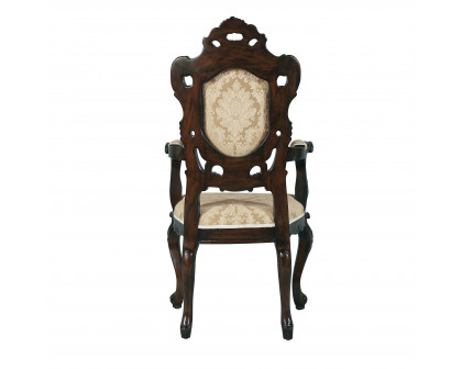 Toscano™ Toulon French Rococo Armchair - Mahogany