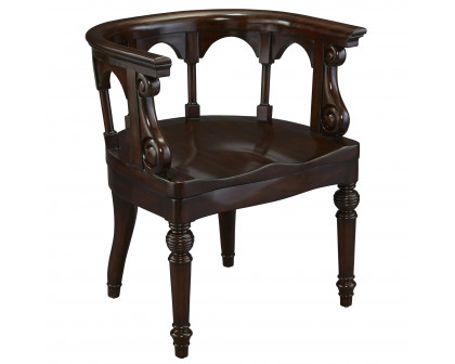 Toscano - Prince Regent Captain Chair in Walnut, Mahogany