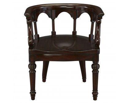 Toscano - Prince Regent Captain Chair in Walnut, Mahogany