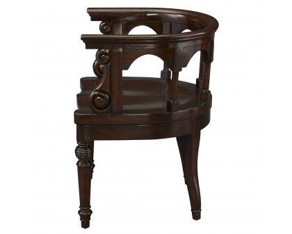 Toscano - Prince Regent Captain Chair in Walnut, Mahogany