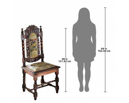 Toscano - Charles II Side Chair in Mahogany