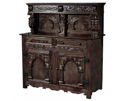 Toscano - Jacobean Court Cupboard Buffet Table