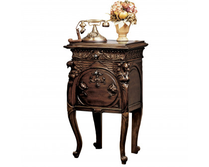 Toscano - Falconcrest Occasional Side Table in Mahogany