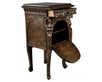 Toscano - Falconcrest Occasional Side Table in Mahogany