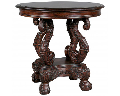 Toscano - Grande Tabella Del Corridoio Entryway Table in Cherry, Mahogany