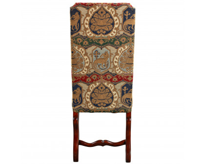 Toscano - Chateau DuMonde Coat of Arms Dining Side Chair in Mahogany