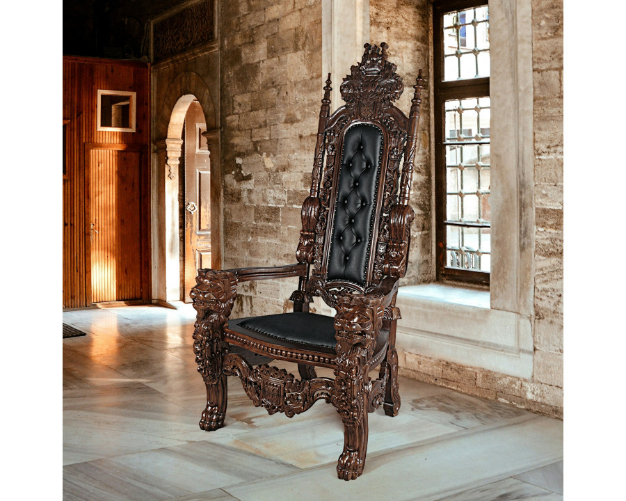 Toscano - The Lord Raffles Lion Throne Chair