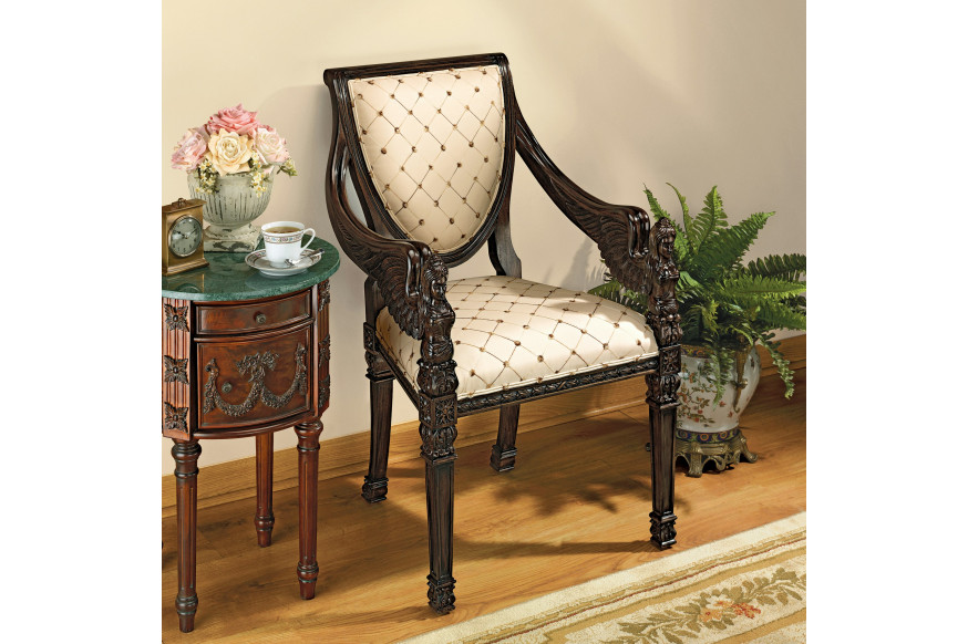 Toscano™ Saint Gabriel Armchair - Mahogany