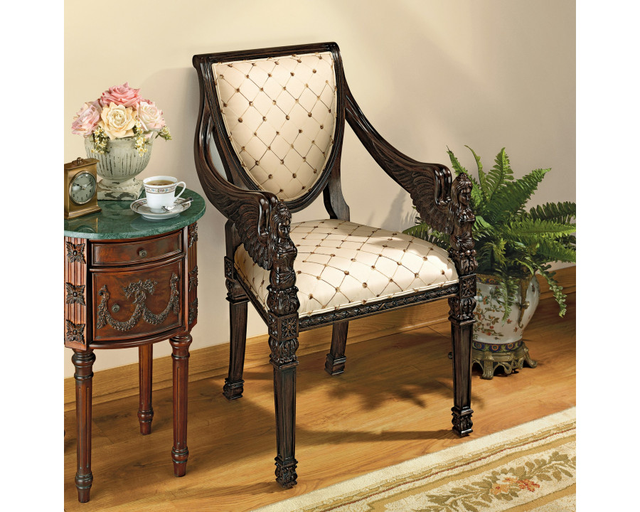 Toscano - Saint Gabriel Armchair in Mahogany